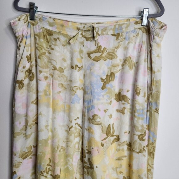 Jams World Vintage Pastel Paint Splatter Pajama Pants Size XL - Picture 3 of 13